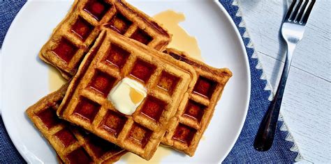 sweet-potato-waffles-recipe-southern-living image