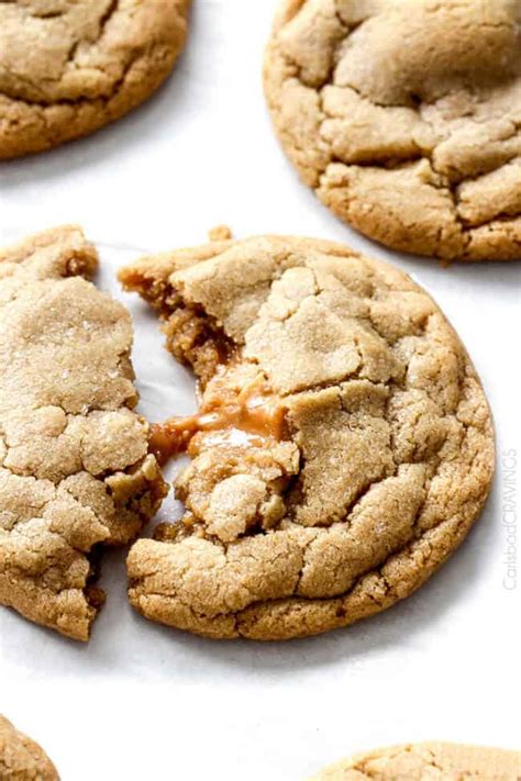caramel-stuffed-brown-sugar-cookies-carlsbad-cravings image