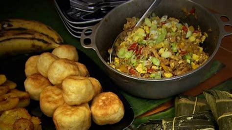 saltfish-and-ackee-with-fried-dumplings-recipe-bbc-food image