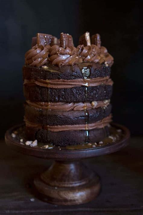 chocolate-heath-bar-cake-i-am-baker image