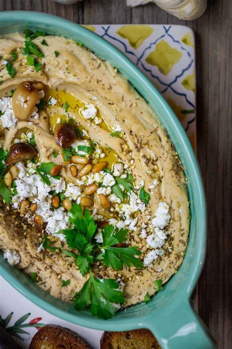 roasted-garlic-hummus-video-the-mediterranean image