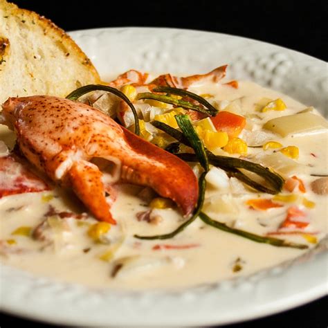 lobster-chowder-seafood-chowder-with-potato-bacon image