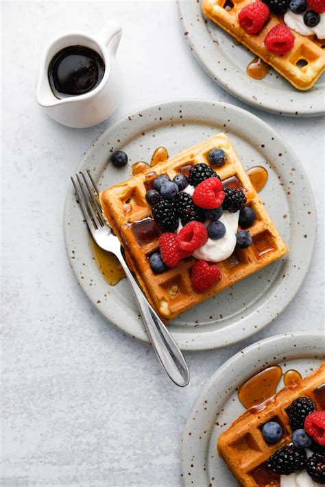 fluffy-sour-cream-waffles-the-dinner-bell image