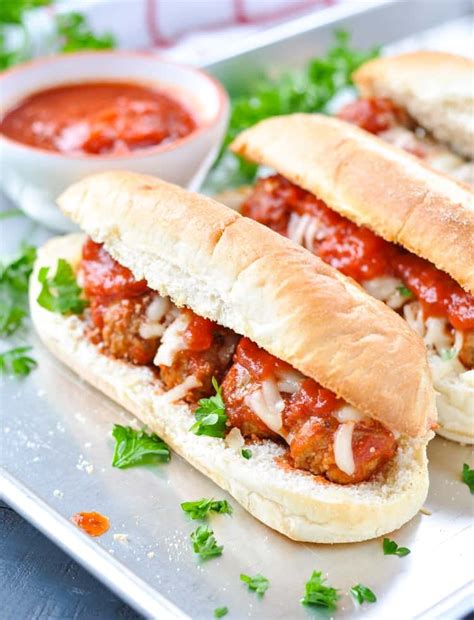 5-ingredient-dump-and-bake-meatball-subs-the image