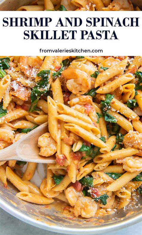 shrimp-and-spinach-pasta-easy-one-pot-pasta-valeries image