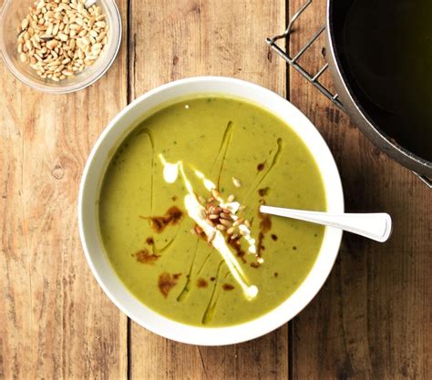 roasted-sweet-potato-soup-with-spinach-everyday image