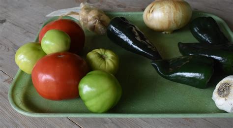 smoky-roasted-poblano-tomatillo-and-tomato-salsa image