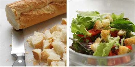 how-to-make-croutons-pan-fried-crouton-recipe-easy image