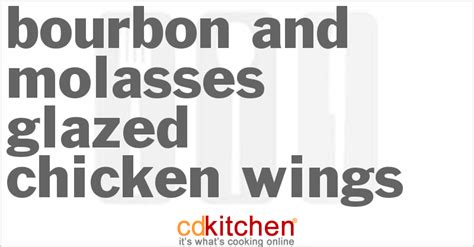 bourbon-and-molasses-glazed-chicken-wings image