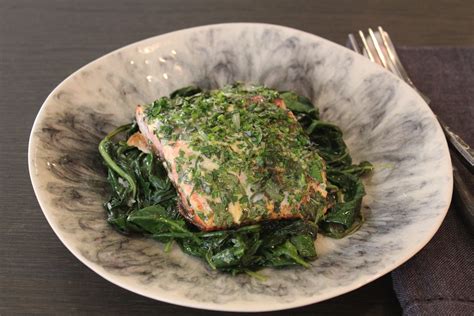 herbed-pan-roast-of-salmon-with-warm-greens-and image