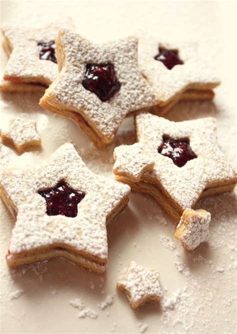christmas-star-cookies-recipes-with-jam-eatwell101 image