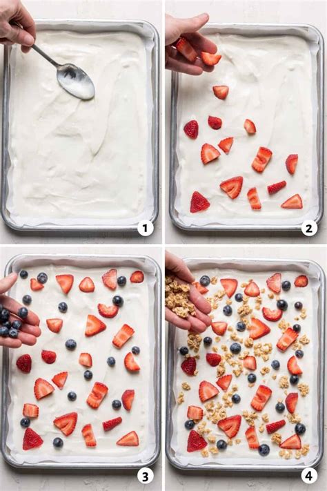 frozen-yogurt-bark-easy-summer-dessert-feelgoodfoodie image