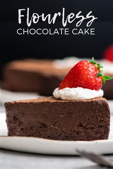best-flourless-chocolate-cake-recipe-joyfoodsunshine image