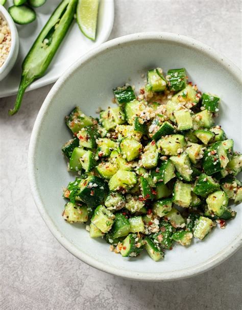 spicy-indian-cucumber-salad-familystyle-food image