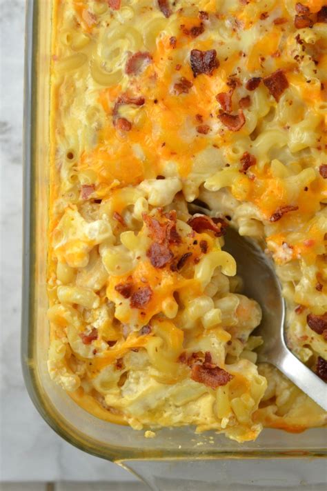baked-bacon-macaroni-and-cheese-a-taste-of-madness image