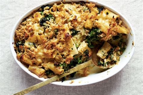 spicy-baked-pasta-with-cheddar-and-broccoli-rabe image