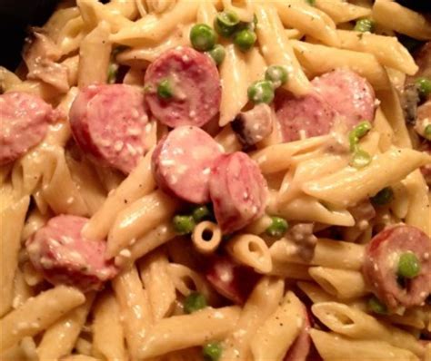 pasta-kielbasa-skillet-dinner-tasty-kitchen image