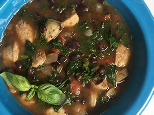 black-bean-soup-with-sausage-and-kale-purdue image