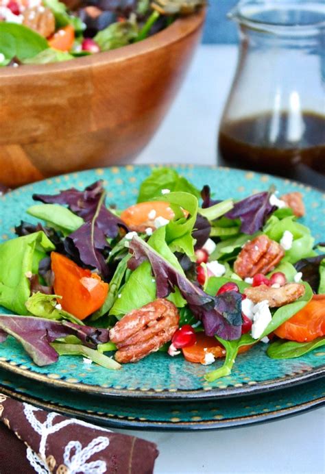 persimmon-salad-with-balsamic-vinaigrette-the-foodie image