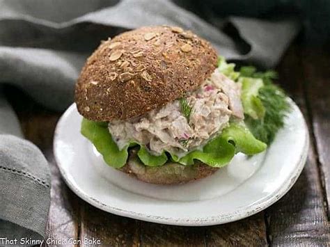 tuna-salad-with-fresh-dill-that-skinny-chick-can-bake image