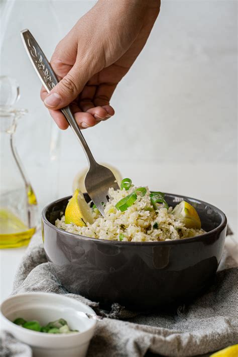 garlic-herb-cauliflower-rice-happily-unprocessed image