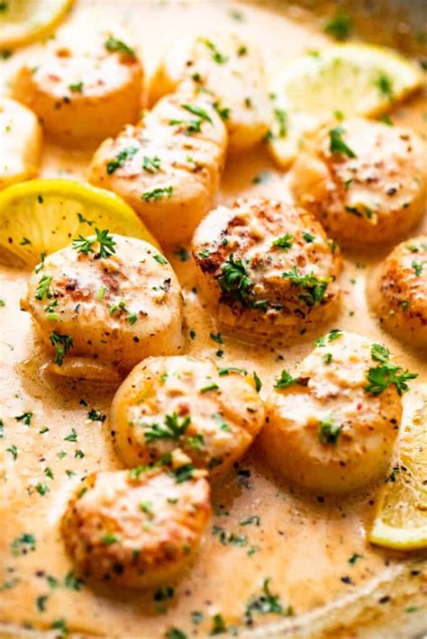 the-best-lemon-butter-scallops-recipe-diethood image