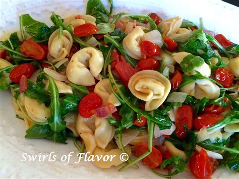 tortellini-pasta-with-pancetta-swirls-of-flavor image