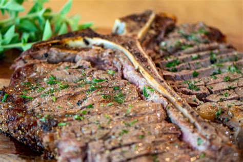 grilled-porterhouse-steak-with-herb-butter-20-minutes image