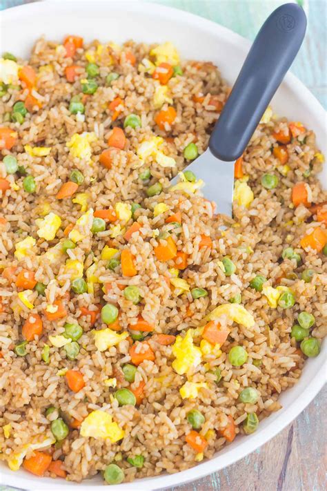 easy-fried-rice-recipe-classic-vegetable-fried-rice image