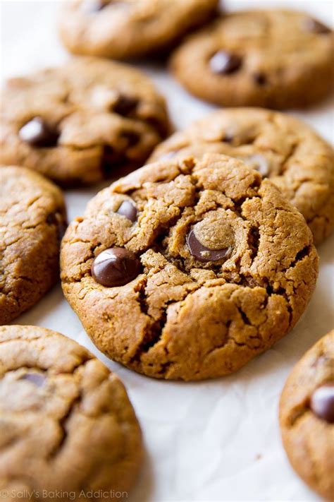 flourless-almond-butter-chocolate-chip-cookies image