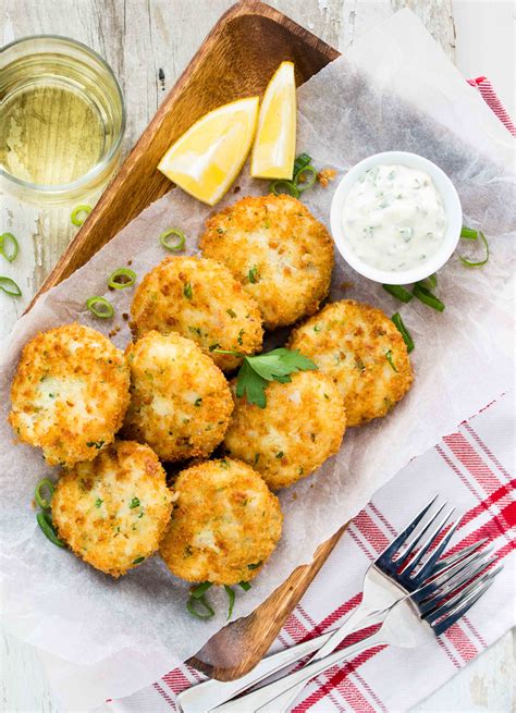 fish-cakes-with-lemon-caper-mayo-valeries-keepers image