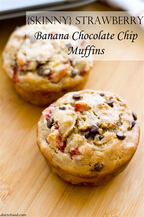 skinny-strawberry-banana-chocolate-chip-muffins-a image