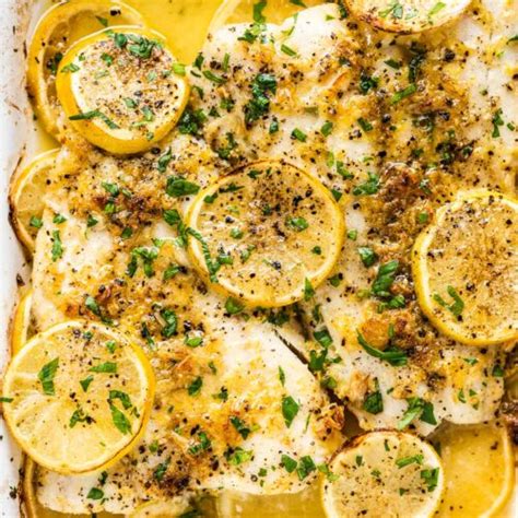 baked-fish-with-lemon-garlic-butter-the-endless-meal image