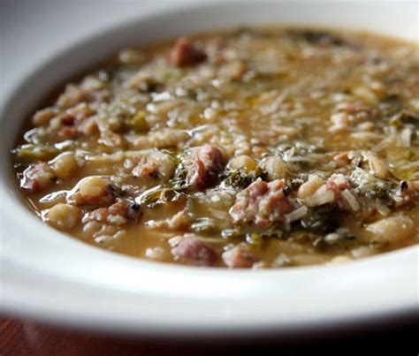 white-bean-and-sausage-stew-recipe-james-beard image