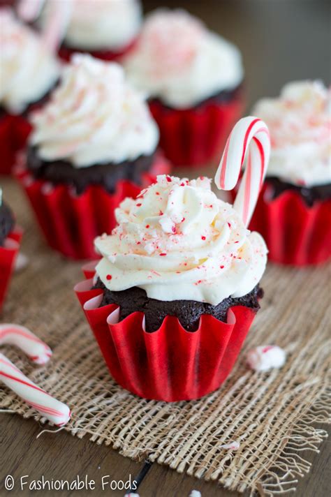 peppermint-mocha-cupcakes-fashionable-foods image