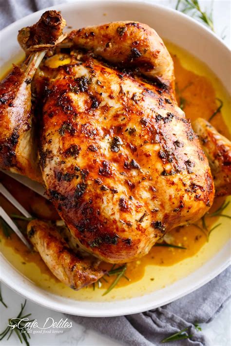 garlic-herb-butter-roast-chicken image