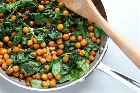 smoky-chickpeas-with-spinach-marisa-moore-nutrition image