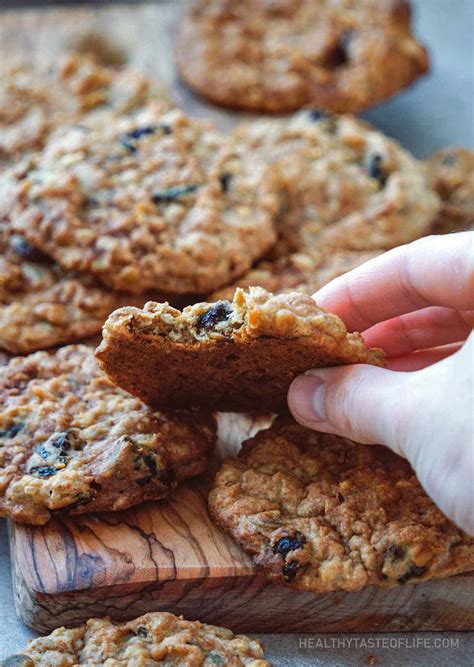 healthy-vegan-oatmeal-cookies-4-ways-healthy-taste image