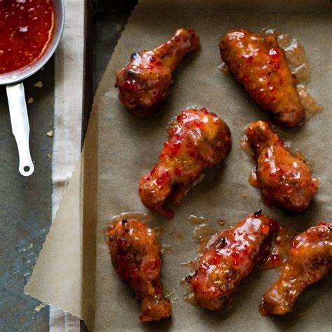 sweet-sticky-hot-wings-recipe-grace-parisi-food image