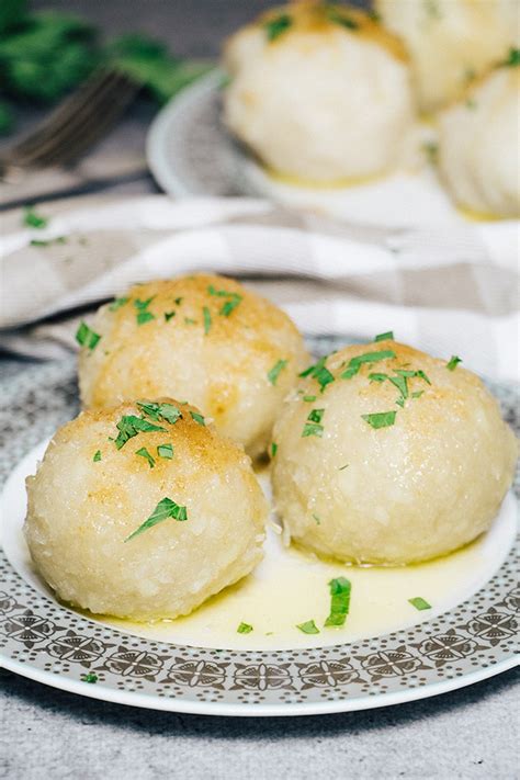 german-potato-dumplings-kartoffelkloesse-cooking image