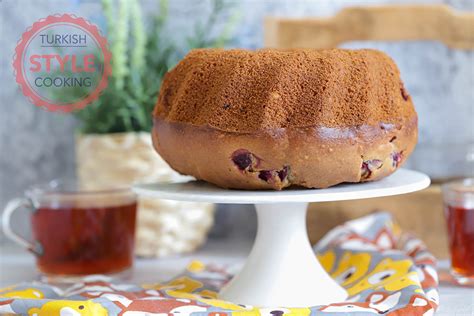 sour-cherry-bundt-cake-recipe-turkish-style-cooking image