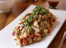 potato-salad-with-tuna-olives-and-red-peppers image