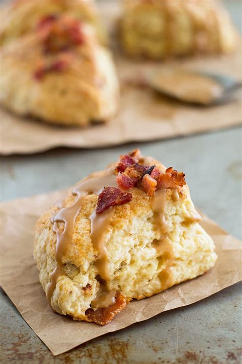 tammys-bacon-scones-with-maple-glaze-baking-mischief image