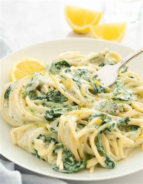 easy-lemon-ricotta-pasta-spinach-the-clever-meal image
