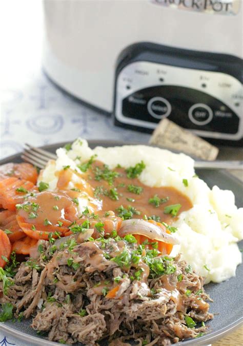 slow-cooker-pot-roast-with-red-wine-foodtastic-mom image