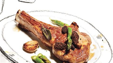 veal-chops-with-asparagus-and-morels-recipe-bon image
