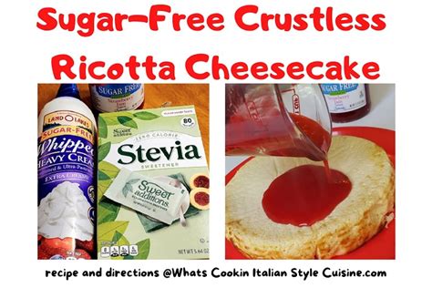 low-carb-crustless-ricotta-cheesecake-whats image
