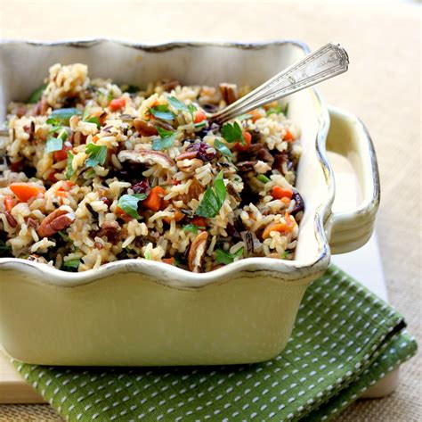 thanksgiving-sides-wild-rice-with-dried-fruit-and-pecans image