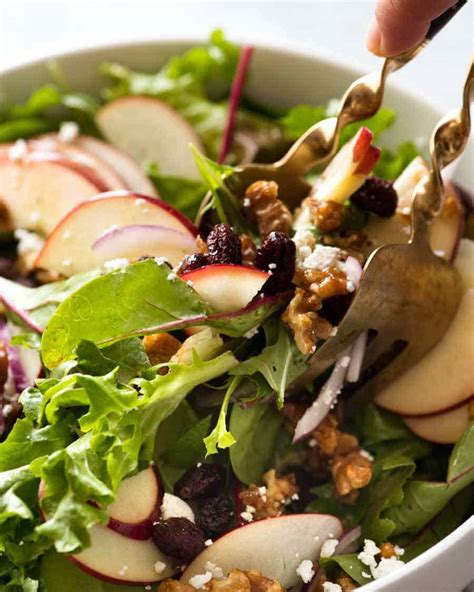 apple-salad-with-candied-walnuts-and-cranberries image