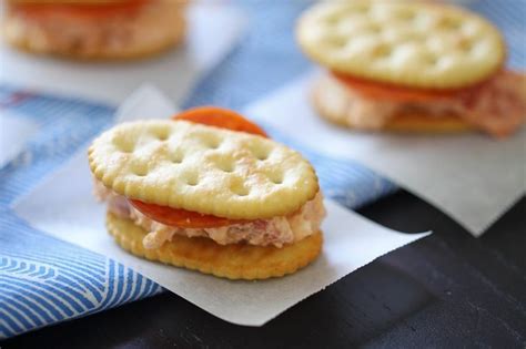 pepperoni-pizza-wiches-easy-superbowl-party-snack image